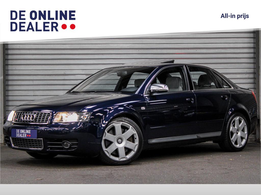 Audi S4 Limousine 4.2 V8 QUATTRO Exclusive |Uniek|Zeermooi|V, Gebruikt, Blauw, Leder, Bedrijf