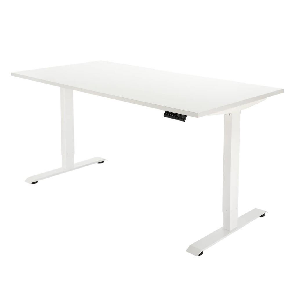 New Sit and Stand Desk white 120x80cm, Ophalen, Zit-sta bureau, Elektrisch, Nieuw