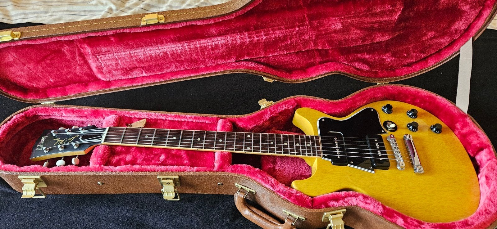 1994 Gibson Les Paul Special Double Cut TV Yellow - Zeldzaam, Ophalen of Verzenden, Gebruikt, Solid body, Gibson
