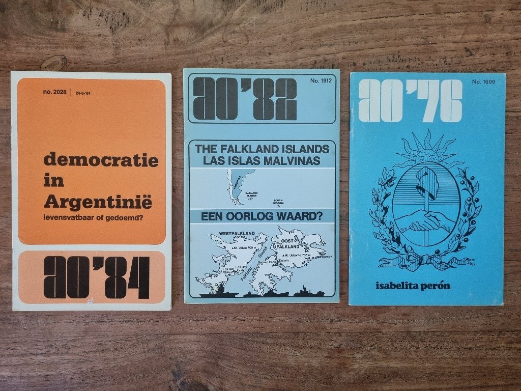 AO-boekjes over politieke geschiedenis Argentinië, Ophalen of Verzenden, Gelezen, Zuid-Amerika