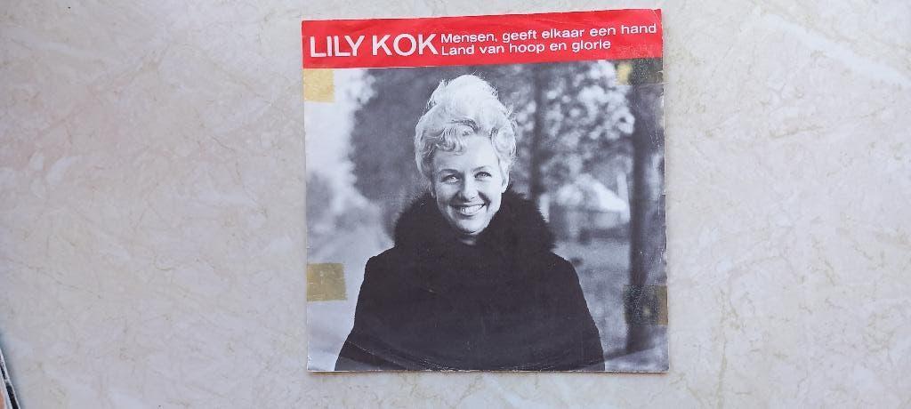 LILY KOK  /  mensen geeft elkaar de hand  1966, Cd's en Dvd's, Vinyl Singles, Ophalen of Verzenden, Gebruikt, Nederlandstalig