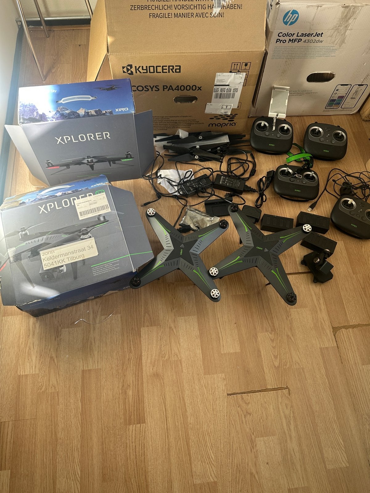 Set van 2 Xiro Xplorer-drones met accessoires, Ophalen