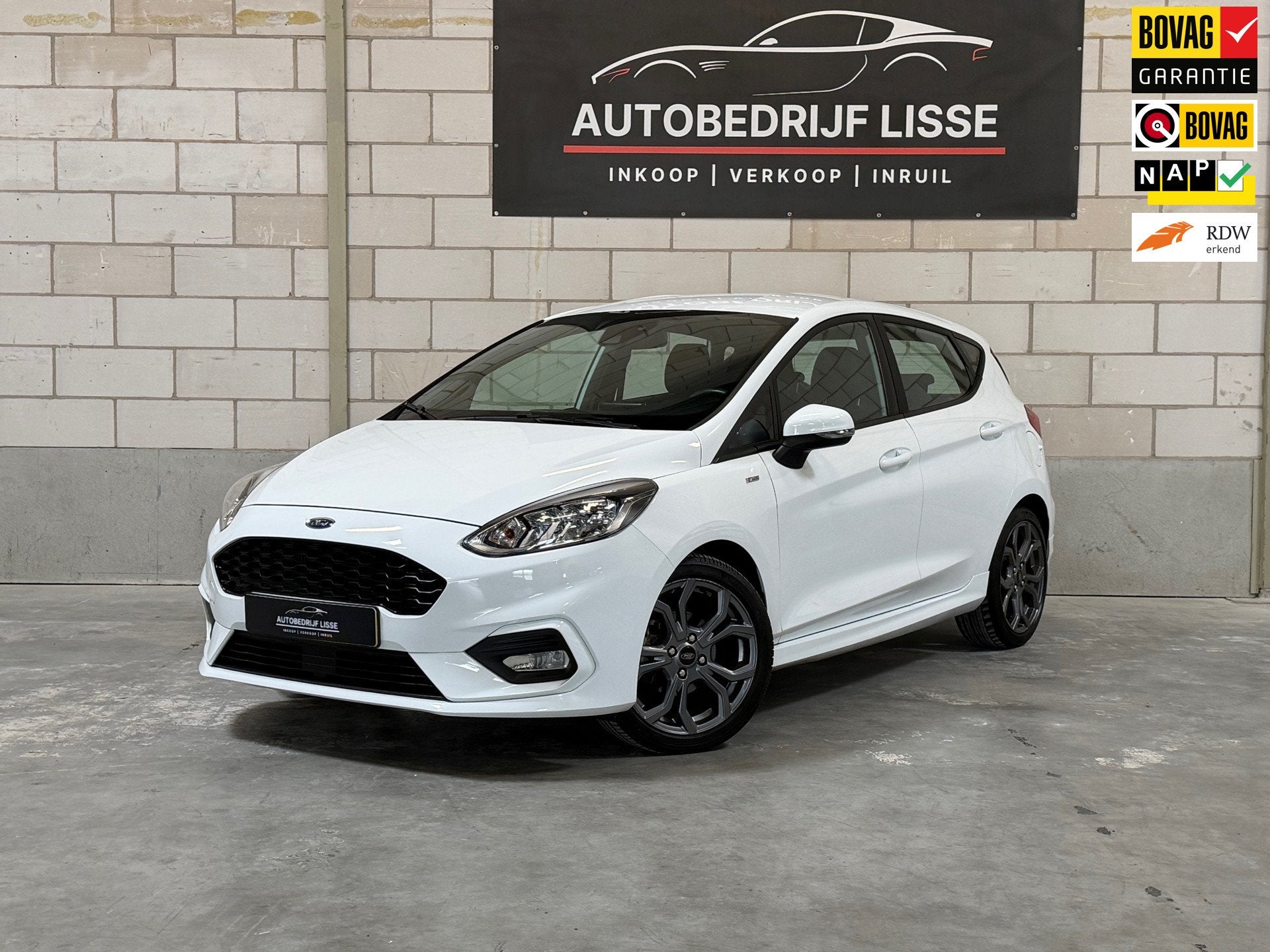Ford Fiesta 1.0 EcoBoost ST-Line|Airco|Navi|Carplay|Nap, 12 maanden, Gebruikt, Euro 6, 100 pk