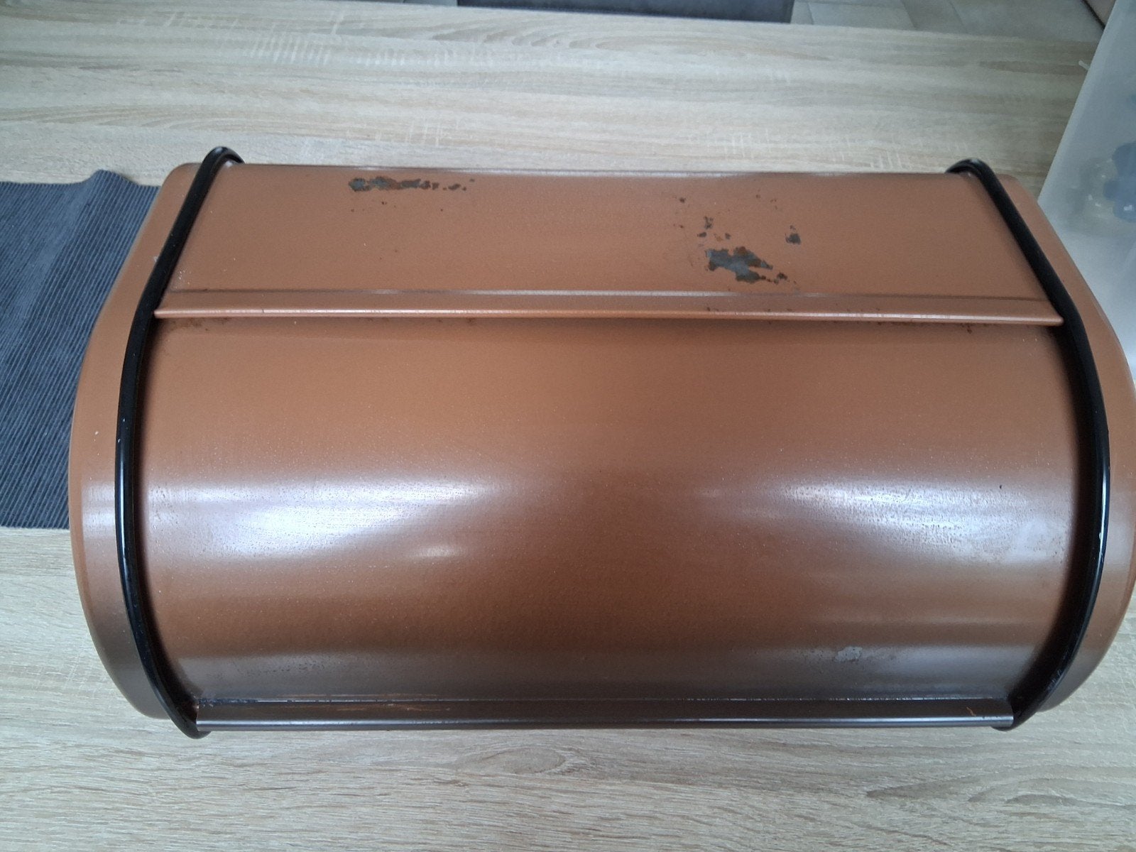 Brabantia Broodtrommel - Vintage Bruin, Ophalen, Gebruikt, Metaal, Broodtrommel