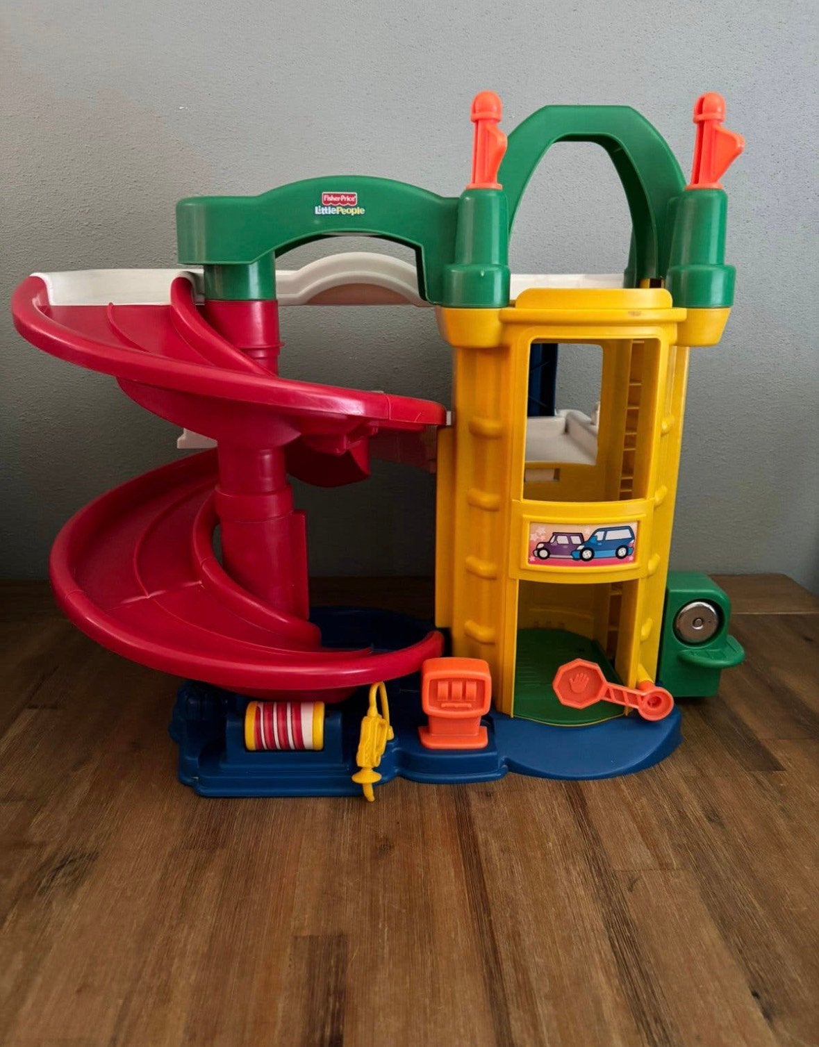 Fisher Price Little people garage met lift, Kinderen en Baby's, Ophalen