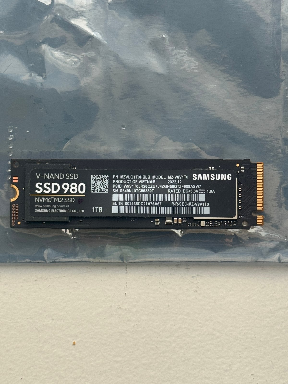 1TB SSD + Diskinfo, Computers en Software, Intern, SSD, Ophalen of Verzenden, Zo goed als nieuw