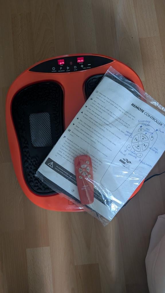 Vibrolegs trilapparaat voor massage en ontspanning, Ophalen