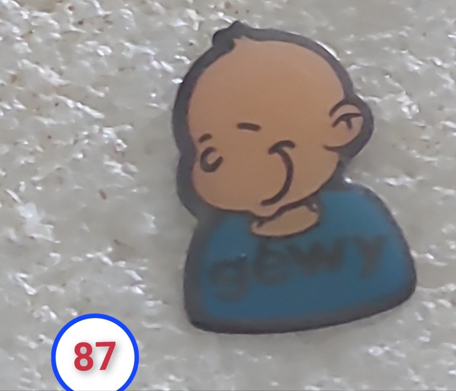 Vintage Pin: Schattige Baby met 'GEWY', Verzamelen, Verzenden