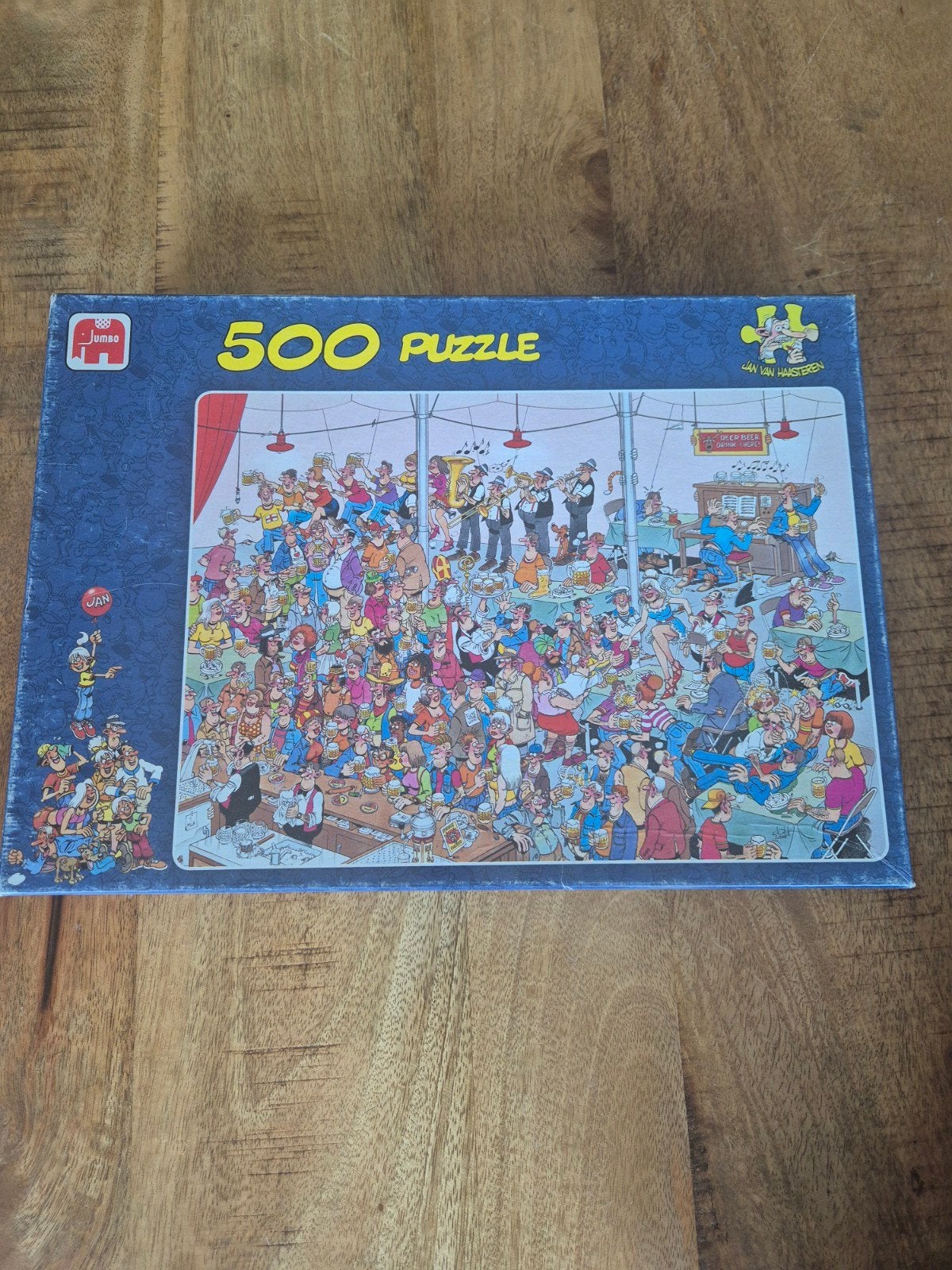 Jan van Haasteren 500 stukjes Duits bierfeest, Hobby en Vrije tijd, Denksport en Puzzels, Ophalen, 500 t/m 1500 stukjes, Gebruikt