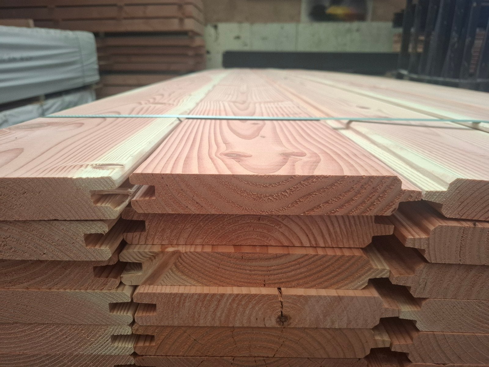Douglas blokhut profielen 4 meter bezorgen mogelijk, Ophalen, Nieuw, 250 cm of meer, Planken