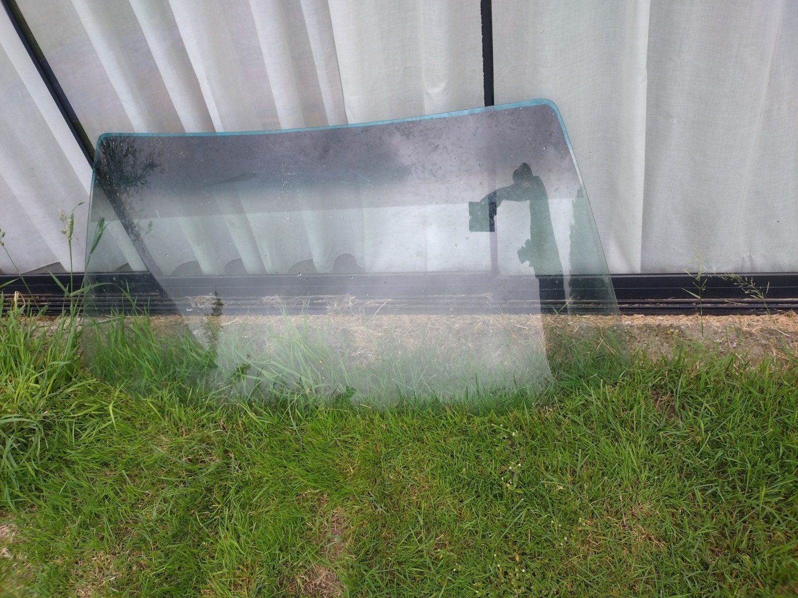 Getint voorraam Golf 2 MK2 met groene zonneband, Ophalen