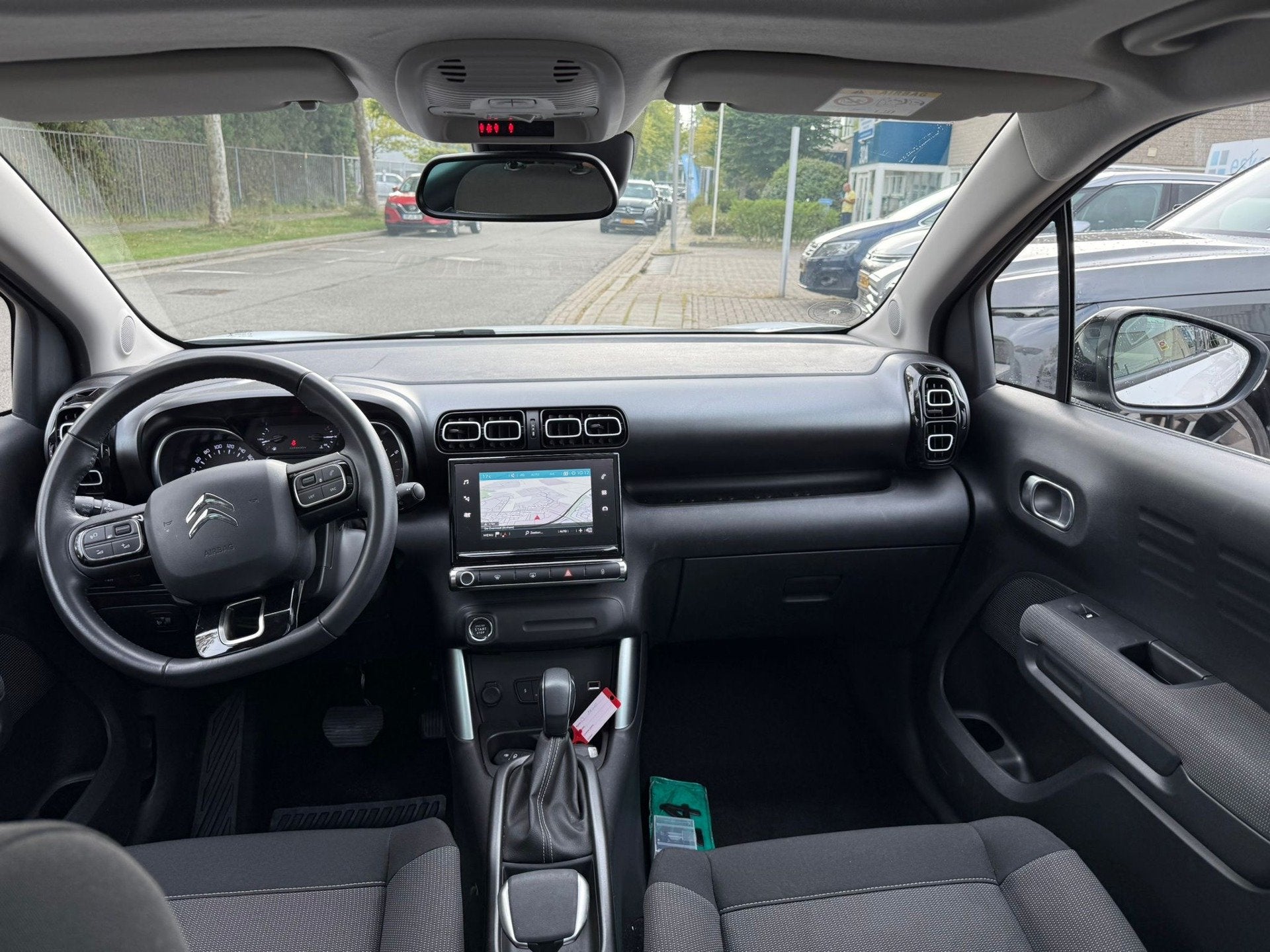 Citroen C3 Aircross 1.2 PureTech S&S Feel Automaat, Panodak,, Gebruikt, 1199 cc, Wit, Origineel Nederlands