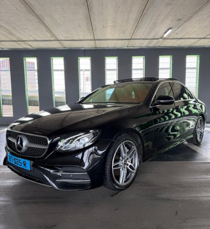 Mercedes-Benz E-Klasse E220 d 194pk 9G-TRONIC 2018 Zwart, Auto's, Automaat, Achterwielaandrijving, 4 cilinders, Diesel
