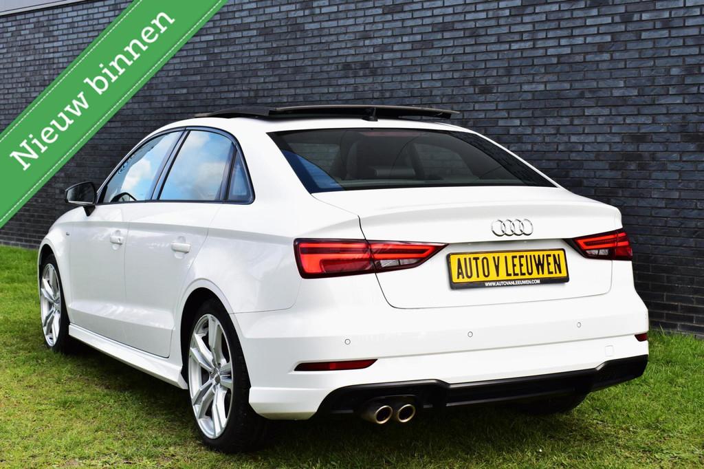 Audi A3 Limousine 35 TFSI S-LINE 3x PANORAMADAK/LED/PDC/CRUI, Euro 6, 4 cilinders, 150 pk, Wit