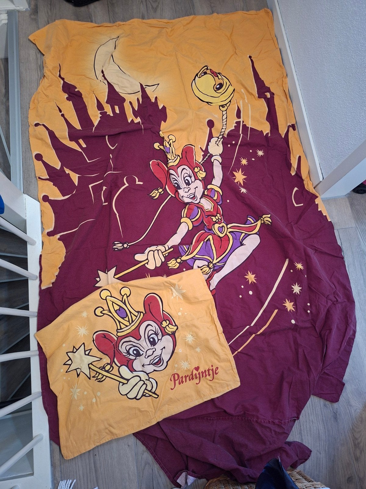 pardijntje eenpersoons dekbedhoes efteling, Ophalen of Verzenden, Eenpersoons, Dekbedovertrek