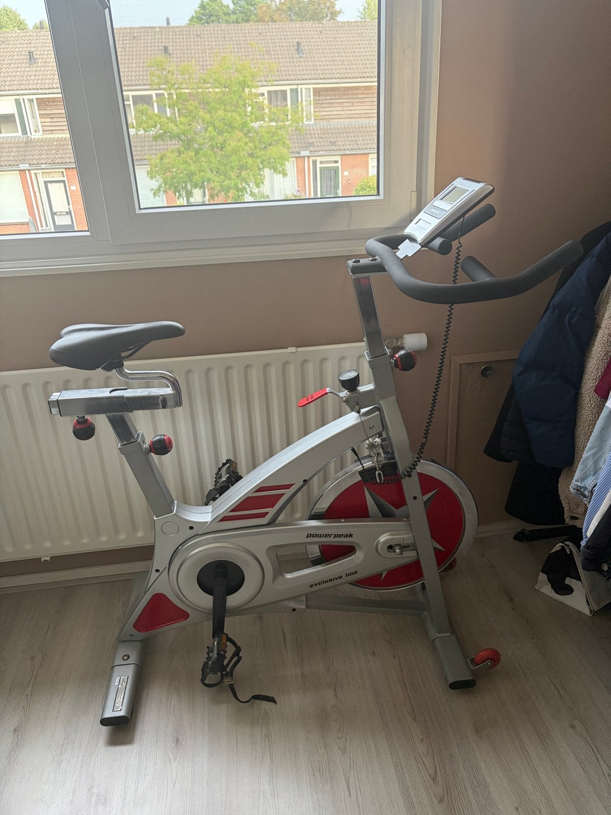 Hometrainer Powerpeak met instelbare weerstand, Ophalen, Gebruikt, Metaal, Benen