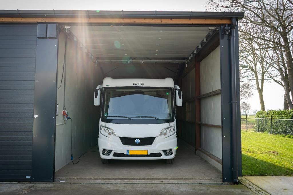 privéboxen voor stalling van camper, caravan, boot of auto, Caravans en Kamperen, Caravanstallingen