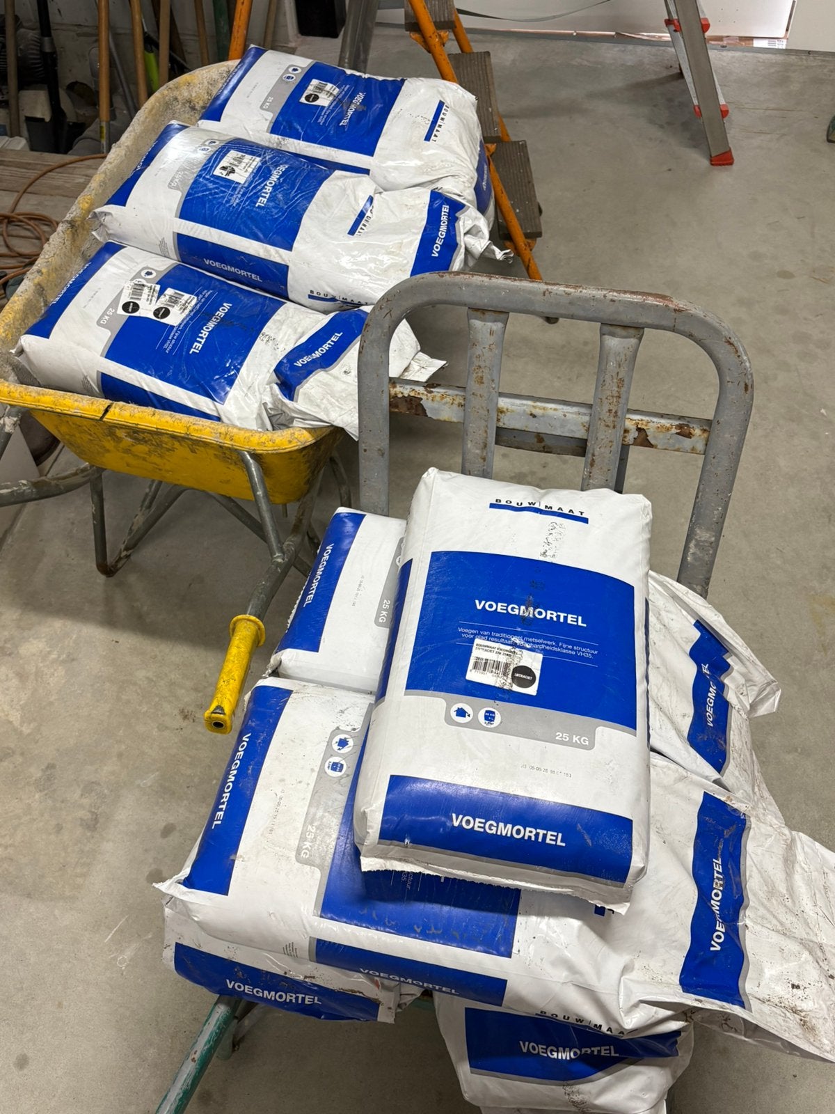 Bouwmaat Voegmortel Antraciet 25KG - Nieuw, Ophalen, Overige materialen, Overige typen, Nieuw