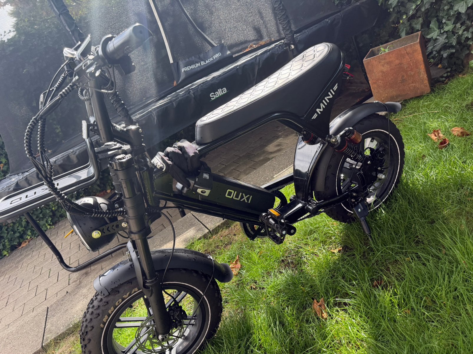 Fatbike ouxi v8 ultra mini zwart, Fietsen en Brommers, Elektrische fietsen, Ophalen, Zo goed als nieuw, Overige merken
