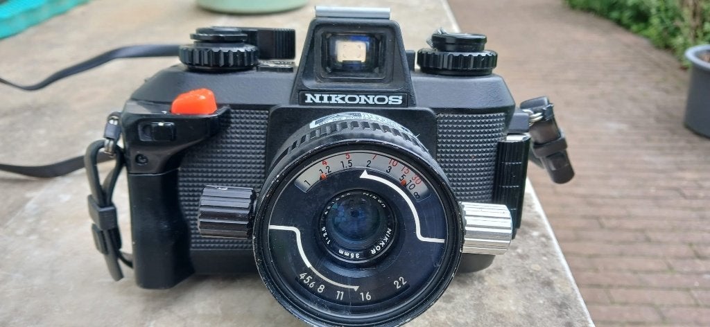 Nikonos 4A onderwatercamera, Ophalen of Verzenden, Gebruikt, Meer dan 40 meter, Complete set