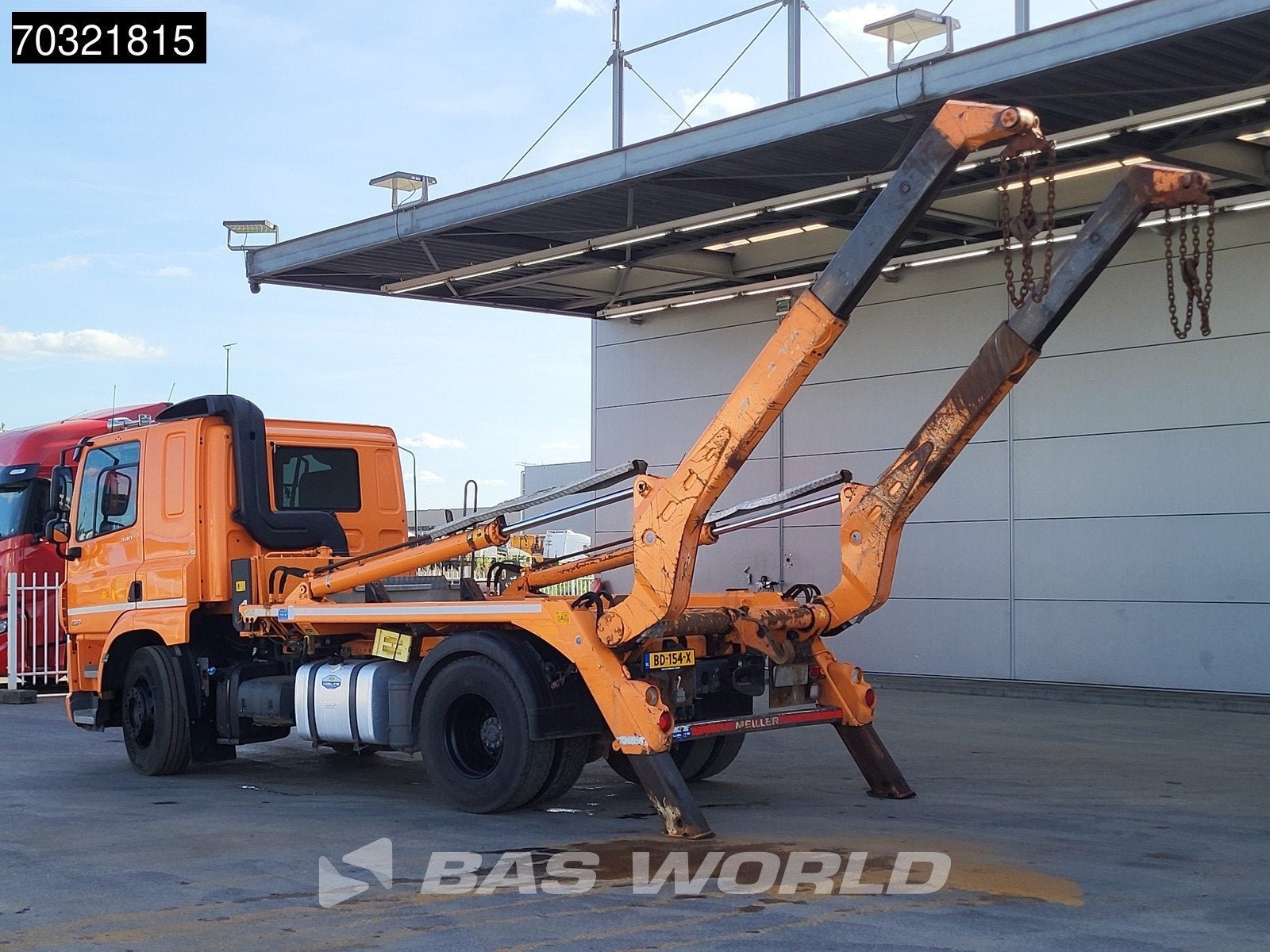 DAF CF 340 4X2 NL-Truck Meiller AK12MTG skiploader Automatic, Auto's, Automaat, Euro 6, Overige kleuren, 340 pk