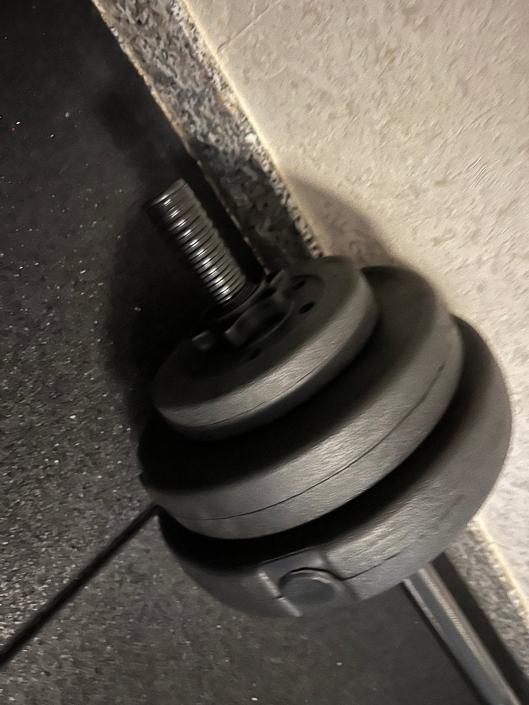 halterset met gewichten 20 kg, Ophalen of Verzenden, Nieuw, Armen, Halterset