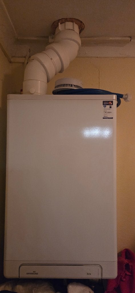 Intergas HRE 36/30 ketel - bijna nieuw, Ophalen, Hoog rendement (Hr), Cv-ketel of Combi-ketel, Minder dan 60 cm