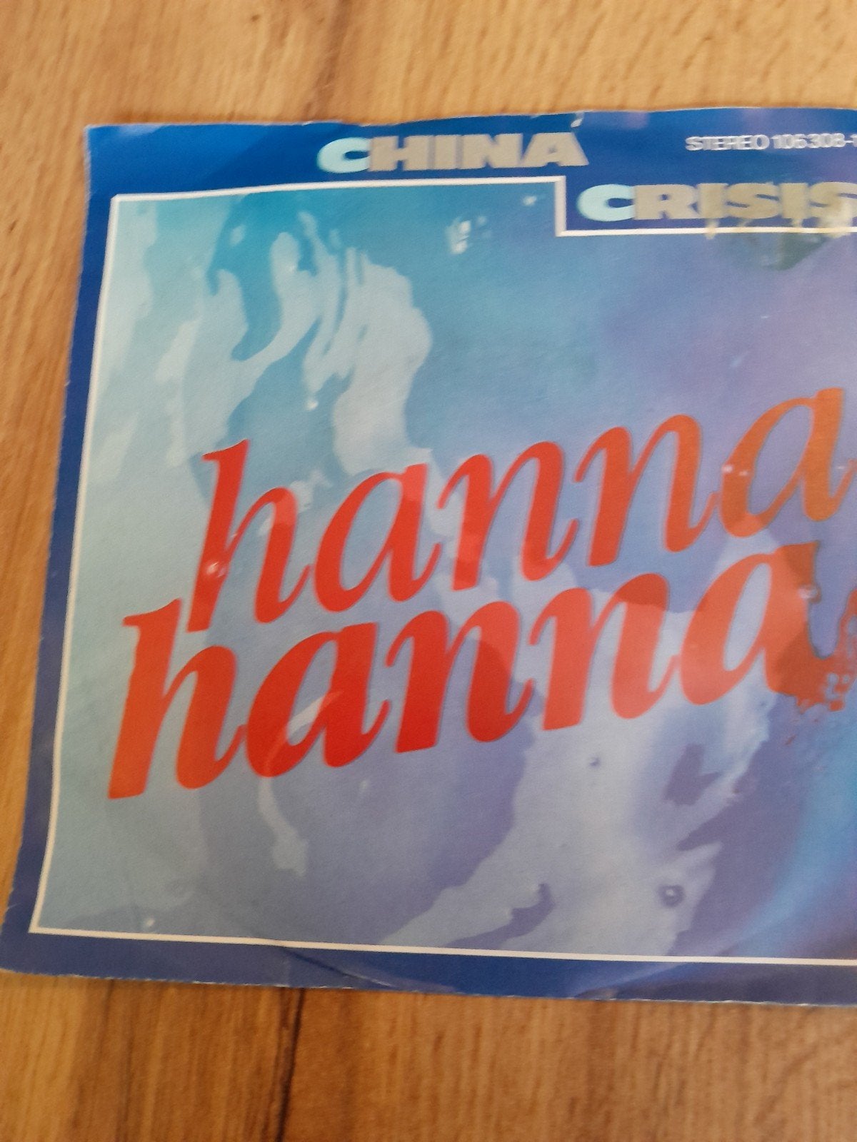 china criss 7inch hanna hanna, Ophalen of Verzenden, Zo goed als nieuw, Pop