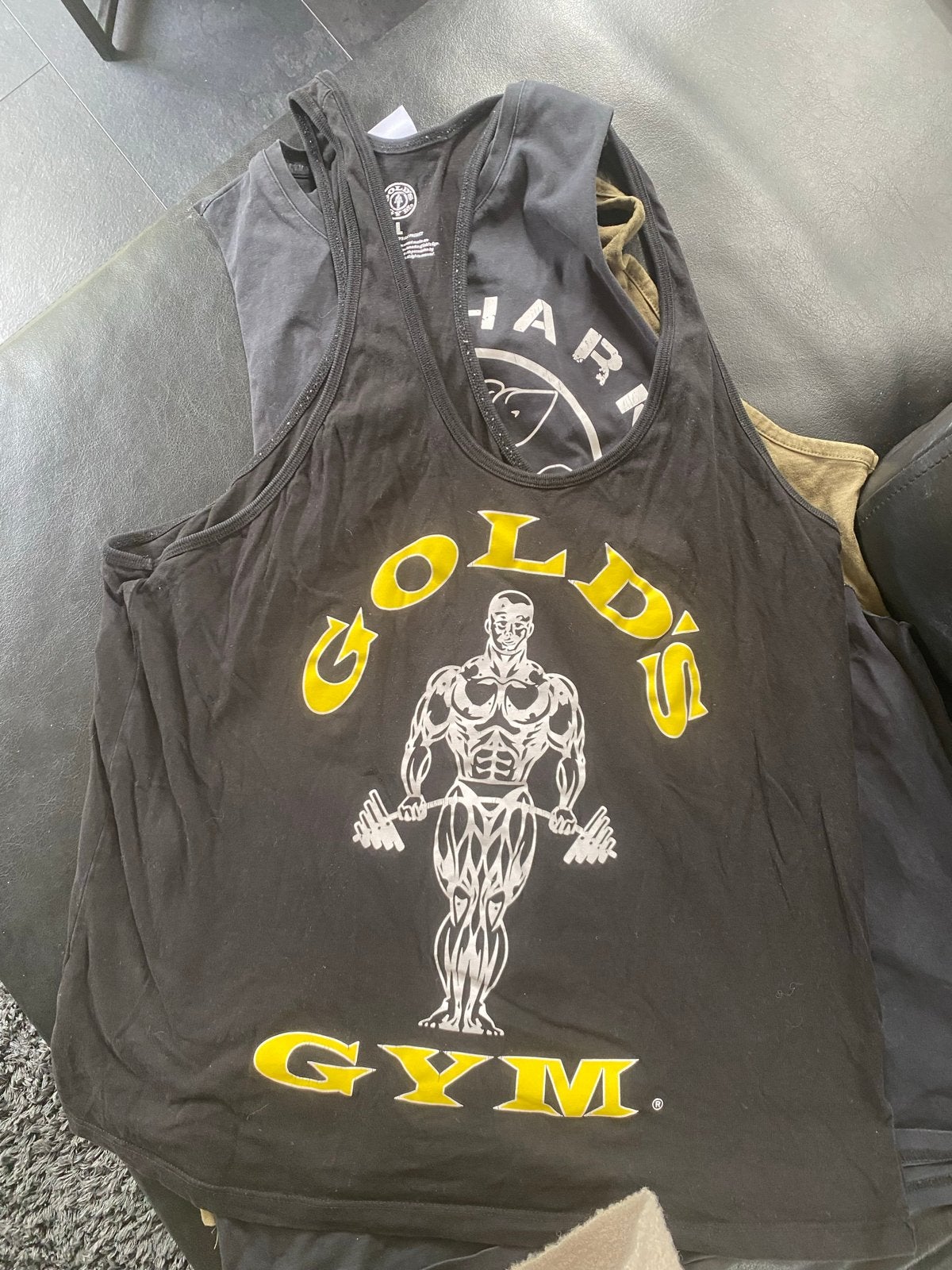 Gymshark, Gold's Gym,, Fitness, Maat 48/50 (M), Zwart, Ophalen of Verzenden
