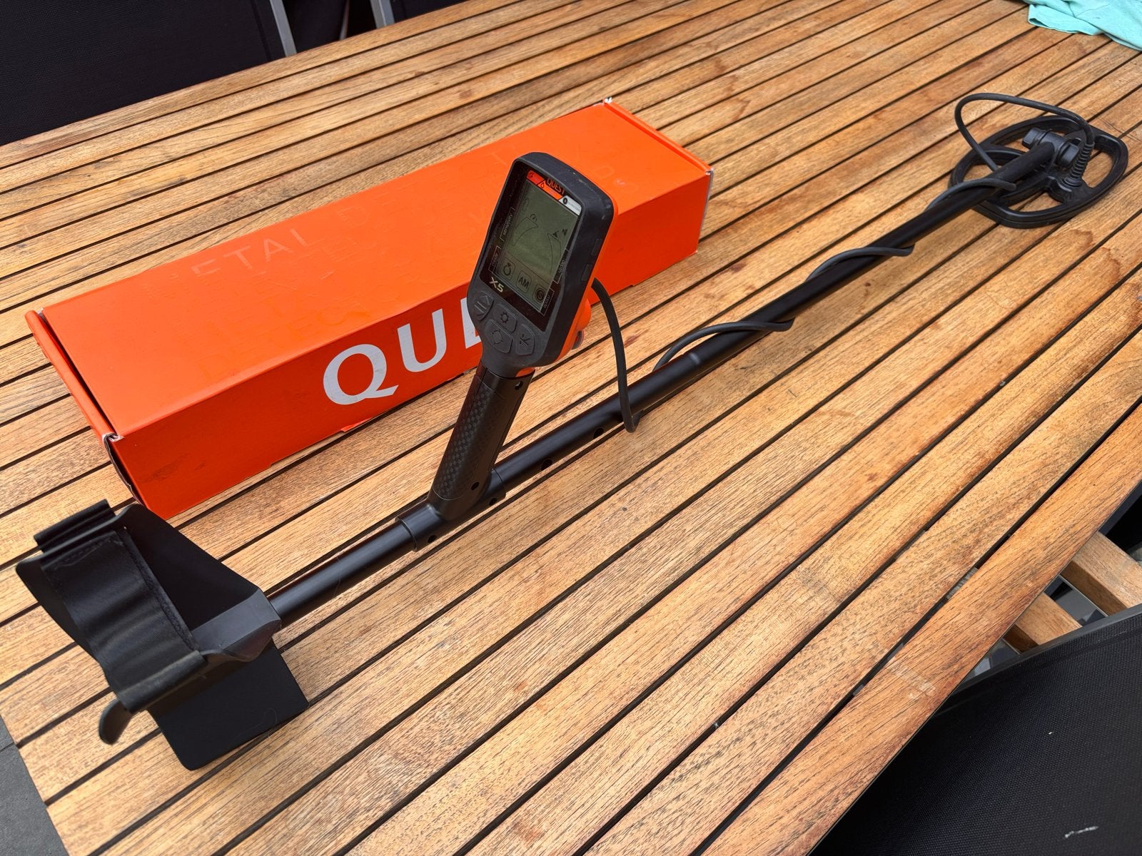 Quest X5 Metaaldetector - Zo goed als nieuw, Hobby en Vrije tijd, Metaaldetectors, Meer dan 30 cm, Zo goed als nieuw, Discriminatie metaaldetectie