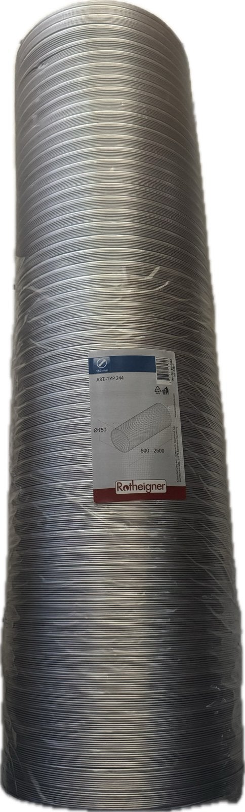 Rotheigner Aluminium Ventilatieslang Ø150mm, Ophalen, Nieuw, Ventilator en Afzuiger