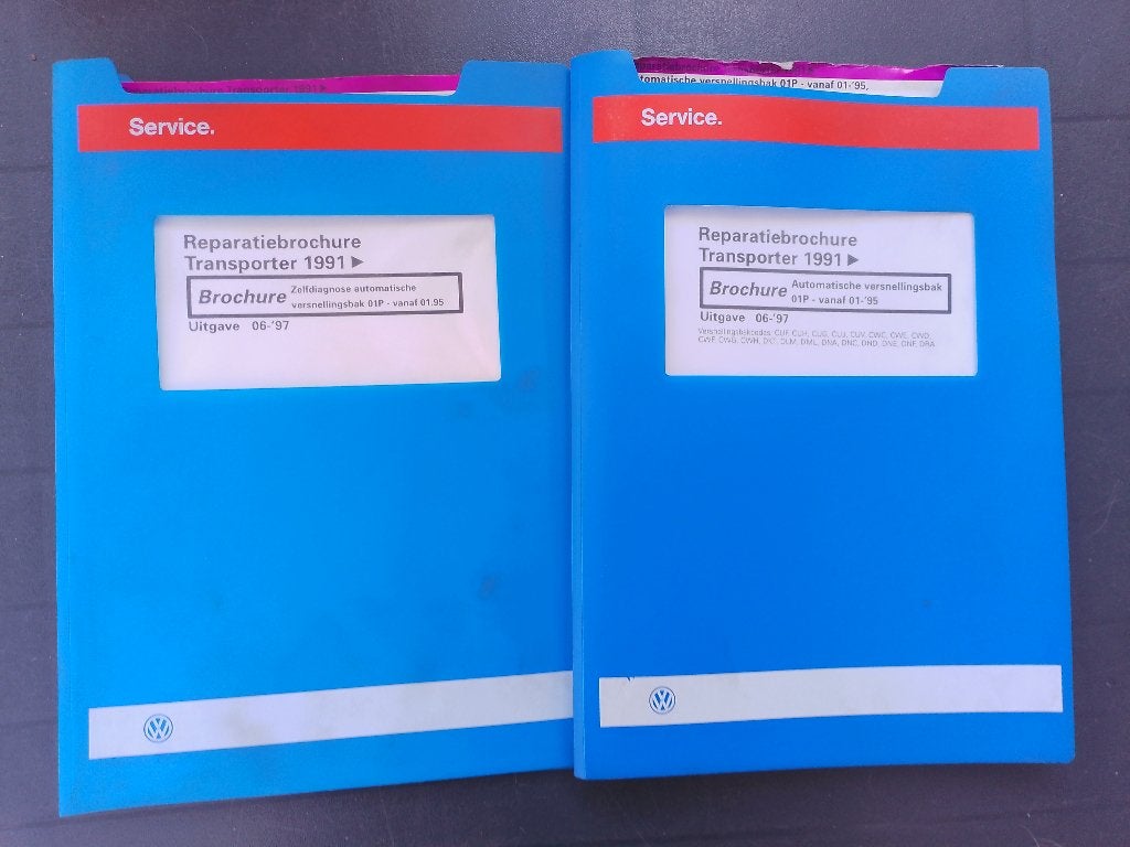 Vw Transporter T4 dealer werkplaatsboeken Automaatbak 01P, Verzenden, Gelezen, Volkswagen
