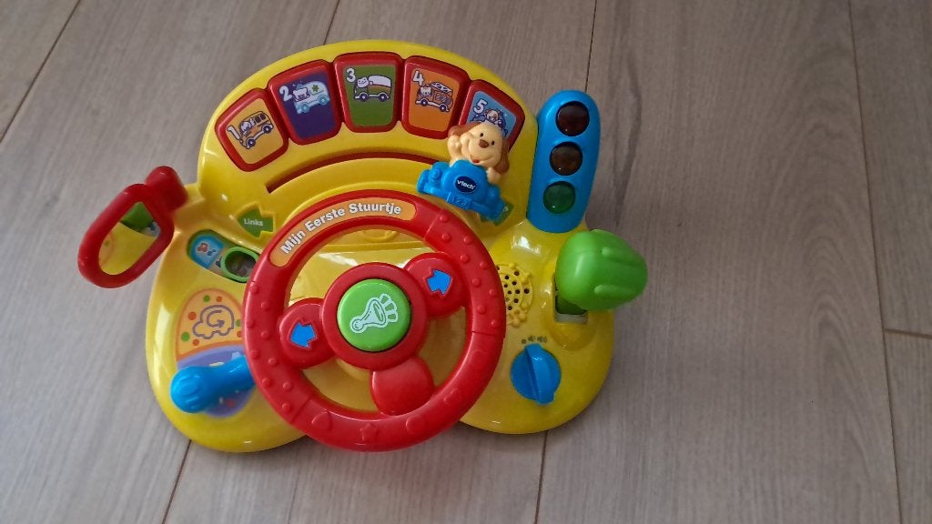 V tech eerste stuurtje, Ophalen of Verzenden, Zo goed als nieuw, 6 maanden tot 2 jaar