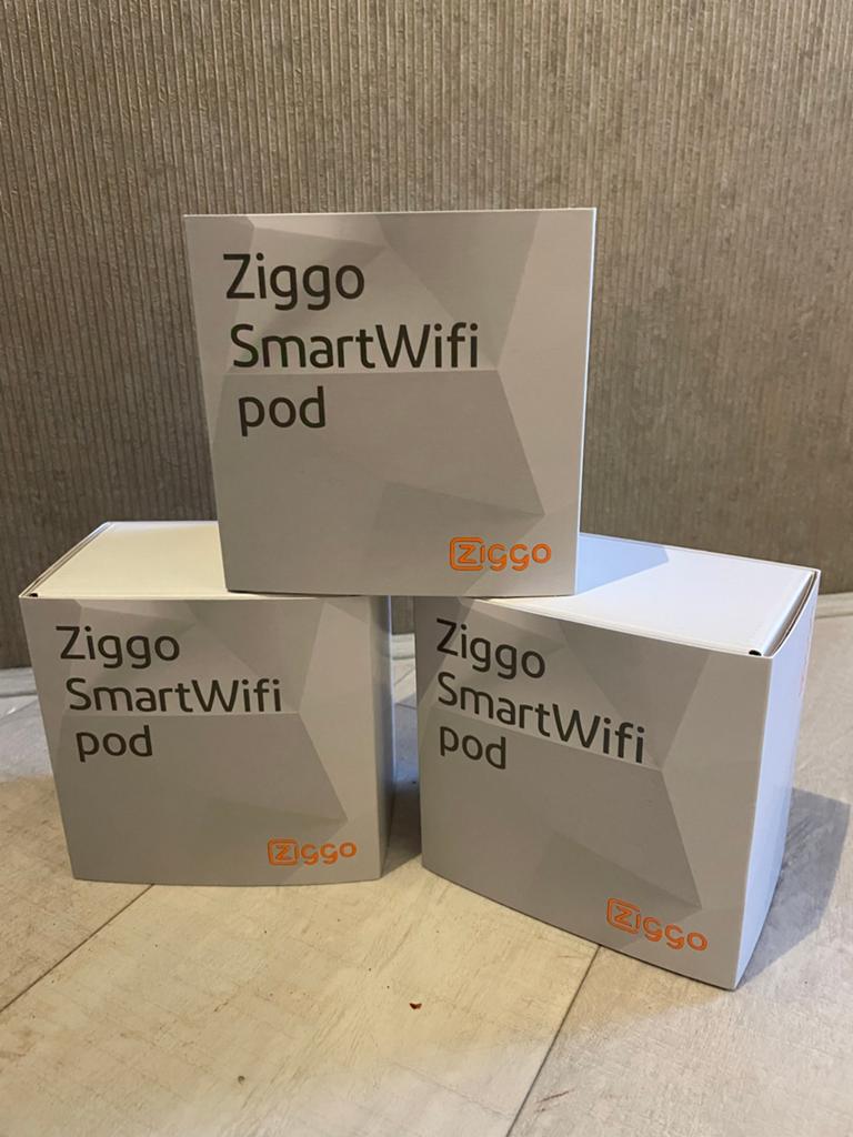 Ziggo SmartWifi pods (3 stuks) voor optimaal bereik, Ophalen of Verzenden, Nieuw, Router