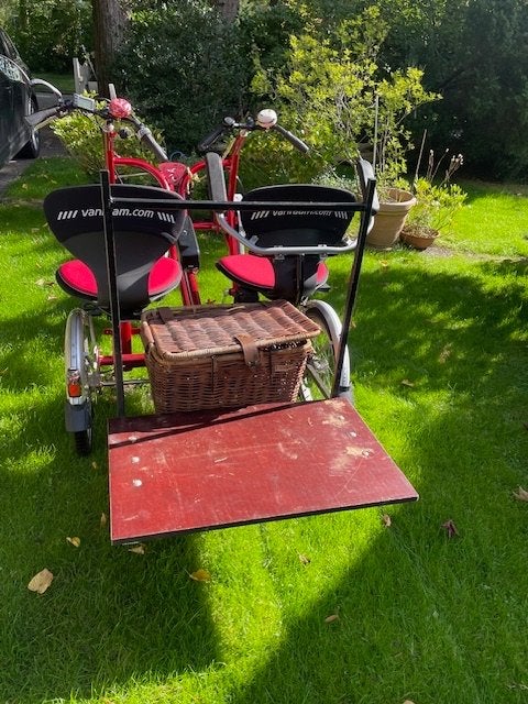 Van Raam Fun2Go Duofiets - Comfortabel Samen Fietsen, Ophalen, Minder dan 10 versnellingen, Gebruikt, Minder dan 49 cm