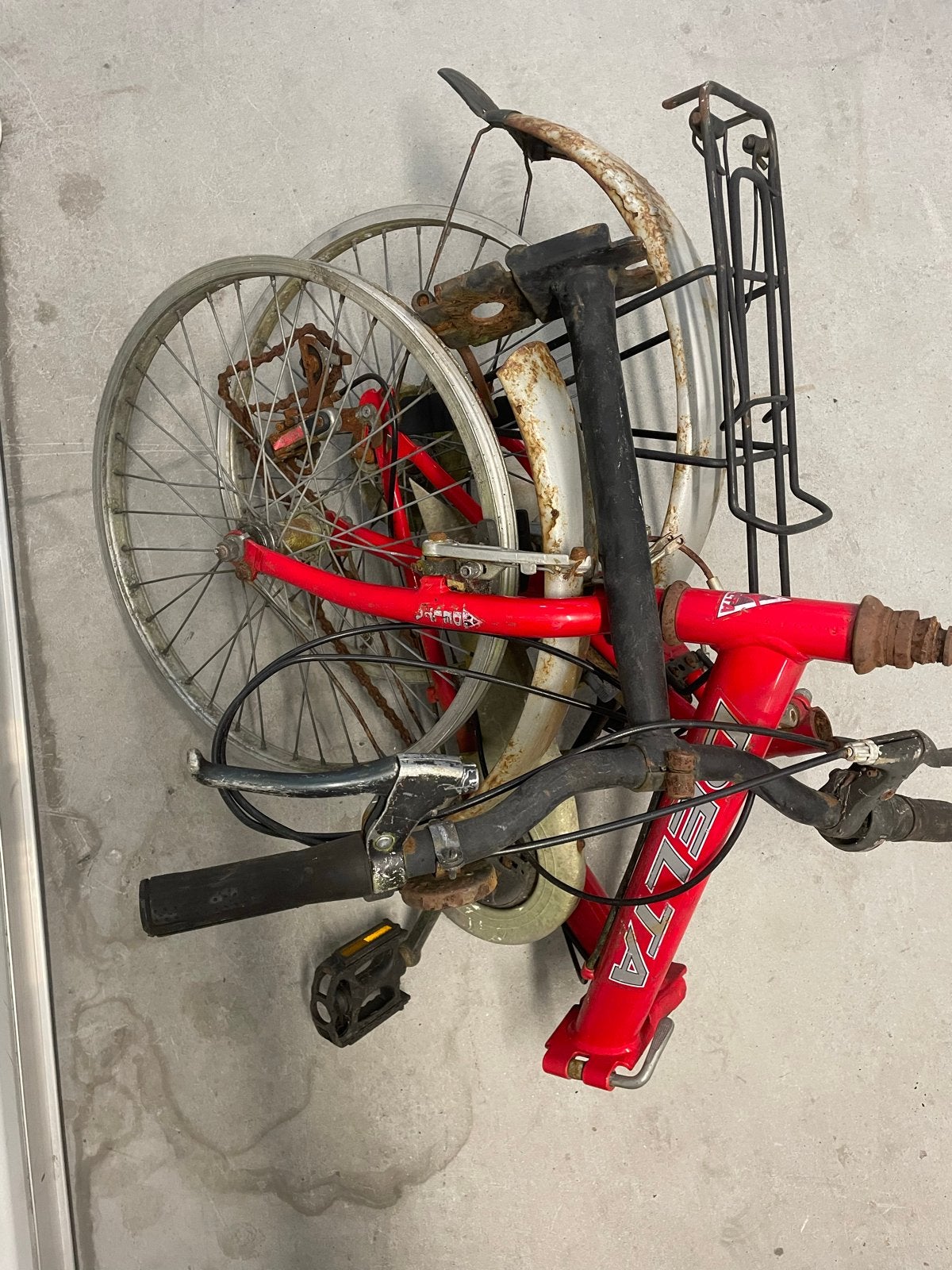 Opvouwbare fiets Delta 3200 - Opknapper, 20 inch of meer, Gebruikt, Velgrem, Versnellingen