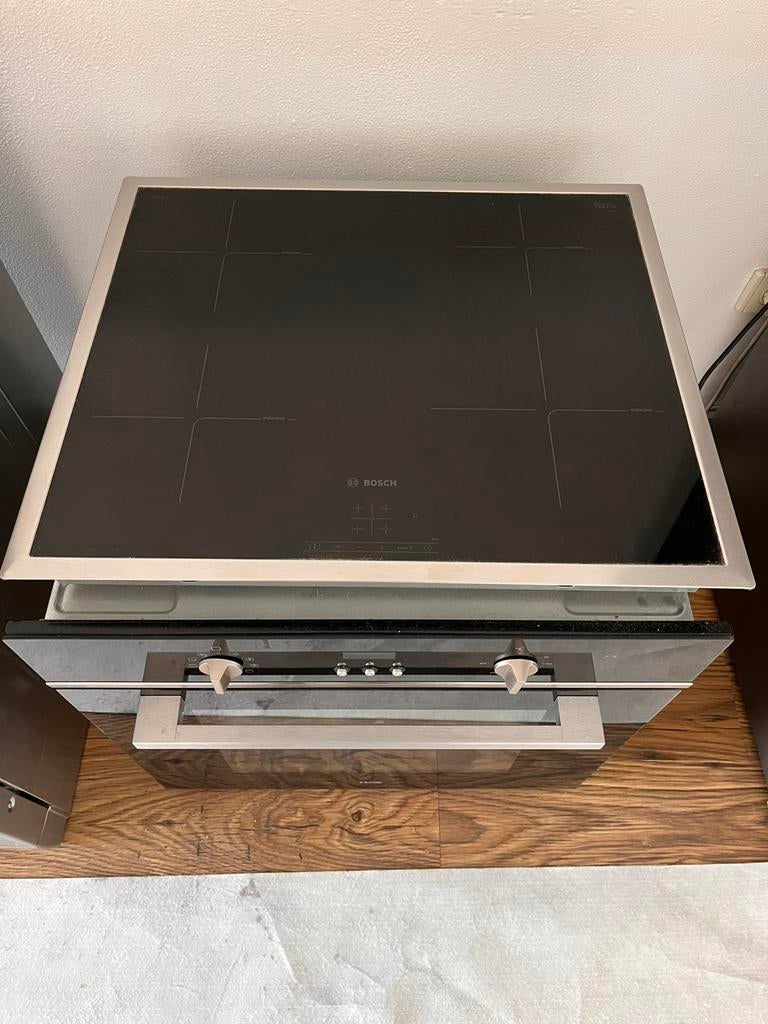 Bosch Inductieplaat inbouw - normale stekker, Ophalen, 4 kookzones, Zo goed als nieuw, Inbouw