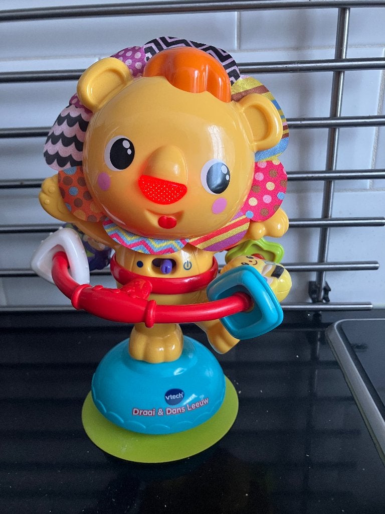VTech Baby draai&dans Leeuw, Ophalen of Verzenden, Zo goed als nieuw, 6 maanden tot 2 jaar