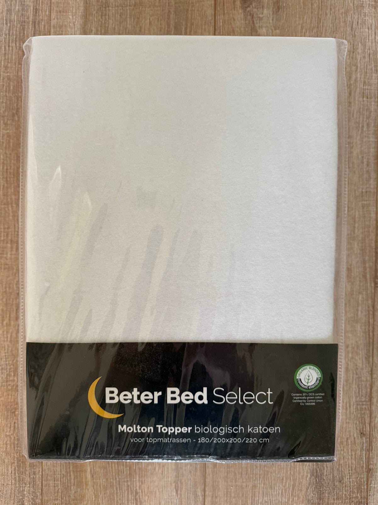 Nieuwe molton voor topper beter bed 200x220, Ophalen of Verzenden, Nieuw, Tweepersoons, Wit