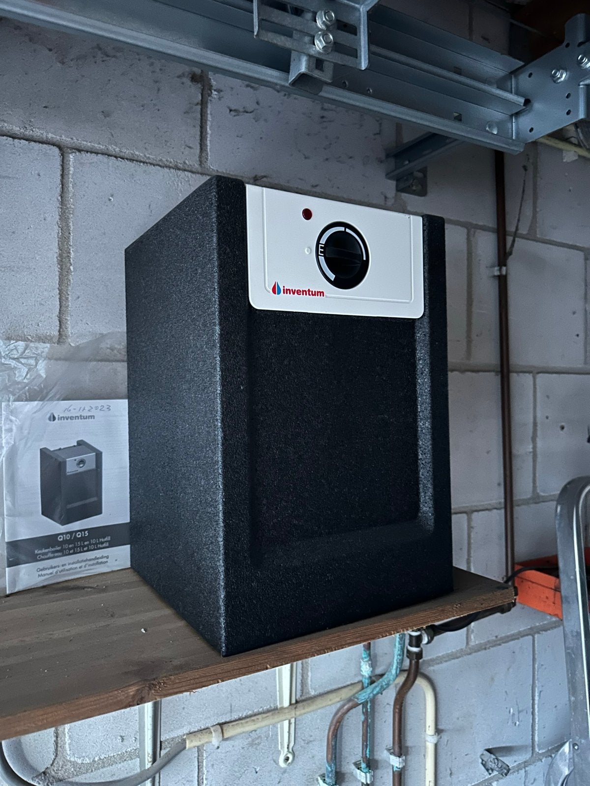 Inventum Q10 HF 10 liter close-in boiler, Minder dan 20 liter, Ophalen, Gebruikt, Boiler