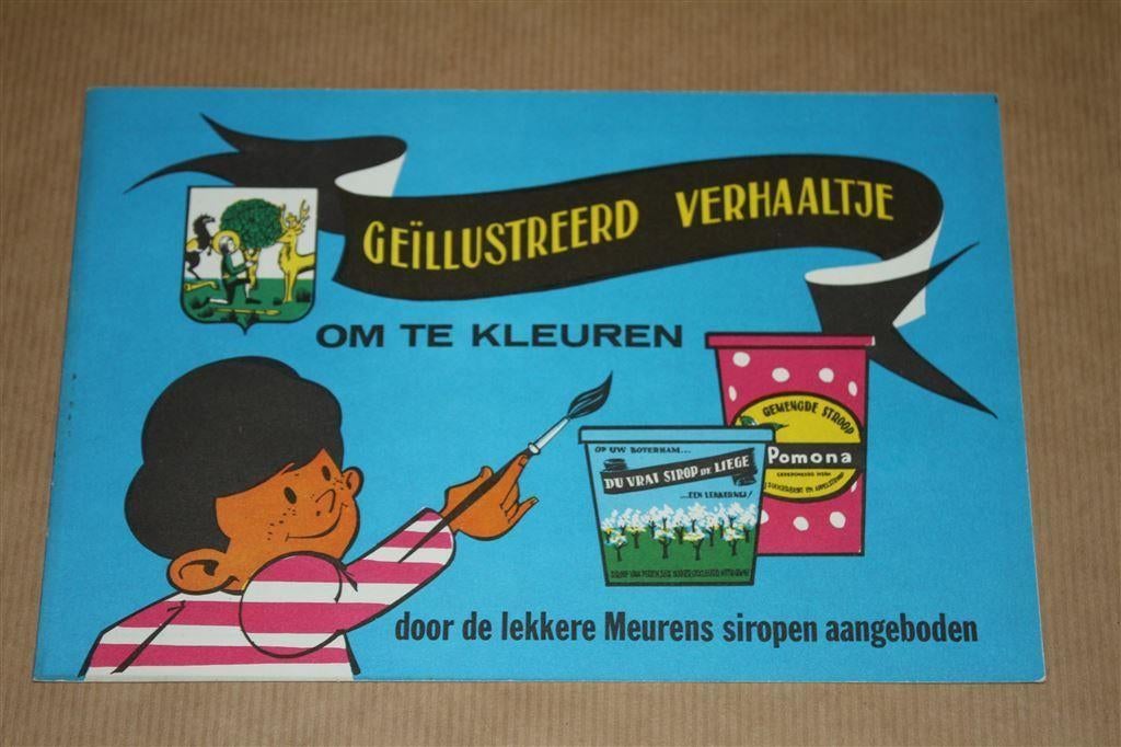 Oud kleurboek Meurens Siroopfabriek - Ca 1965 !!, Ophalen of Verzenden, Zo goed als nieuw
