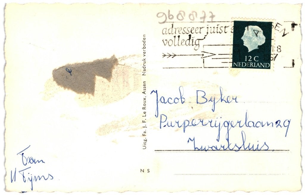 968877	Borger	Drenthe	1967 Paardenpsportcentrum	De Hondsrug, Ophalen of Verzenden, 1960 tot 1980, Gelopen, Drenthe