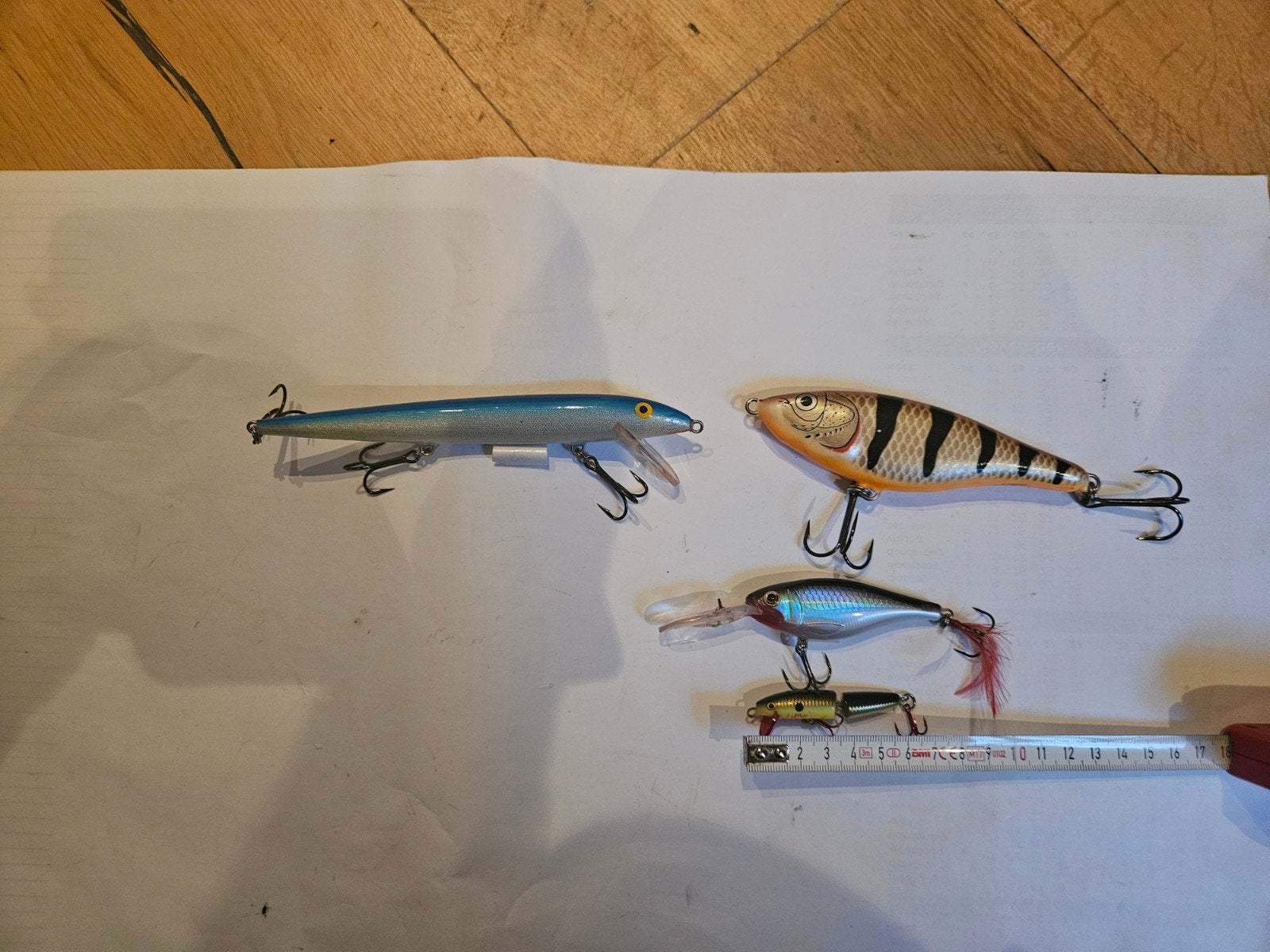 4x rapala, Ophalen of Verzenden, Zo goed als nieuw, Overige typen