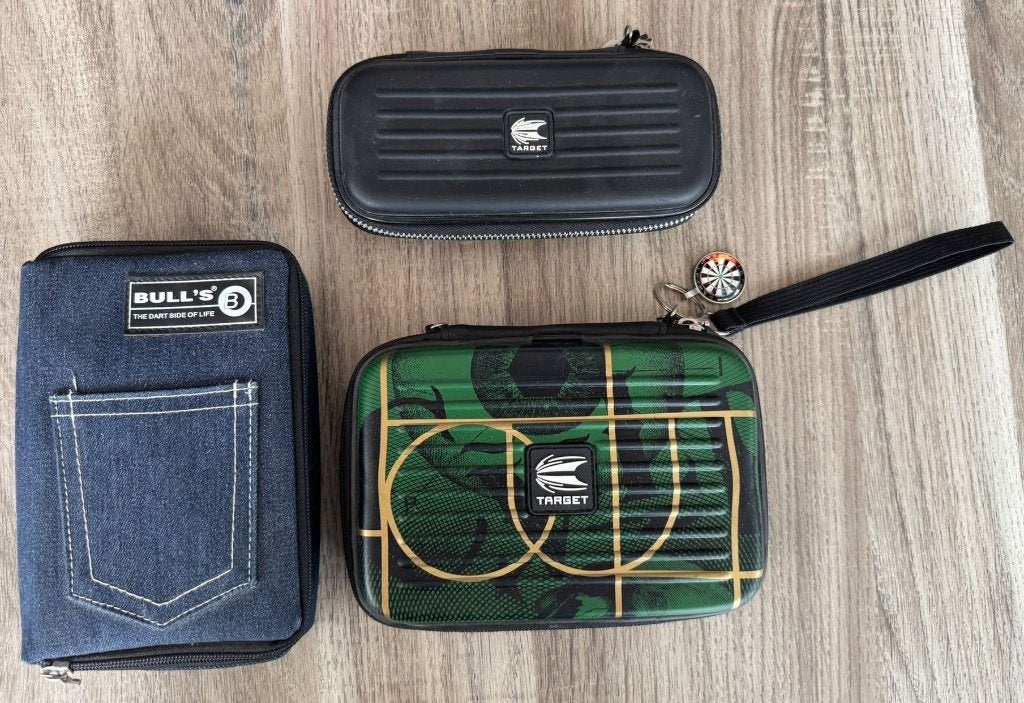 Drie opbergcases - Target en Bull's, Sport en Fitness, Darts, Ophalen of Verzenden, Gebruikt, Overige typen