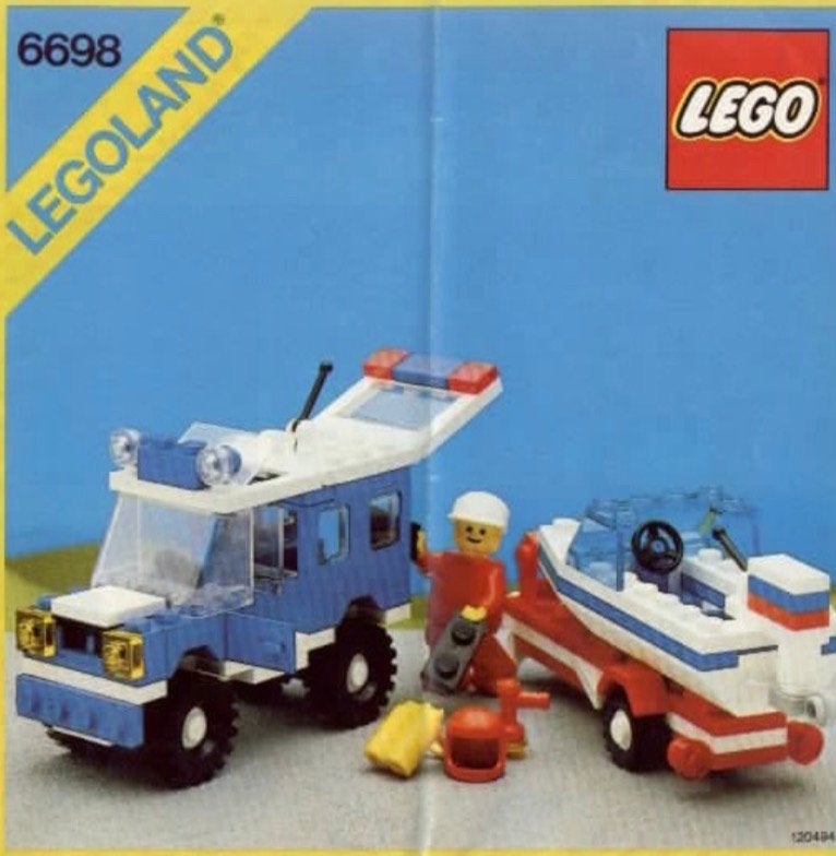 Lego 6698 - jaren 80, Ophalen of Verzenden, Zo goed als nieuw