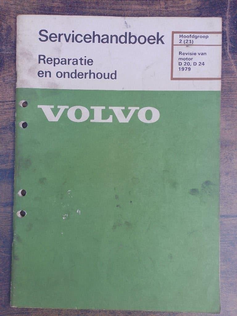 Volvo D20 en D24 diesel dealer werkplaatsboek motor revisie, Verzenden, Gelezen, Volvo