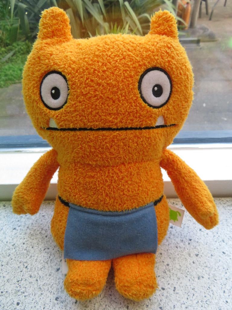 Ugly Dolls Wage Monster Hasbro uit 2019 meet ca 24 cm, Kinderen en Baby's, Speelgoed | Knuffels en Pluche, Oranje, Overige typen