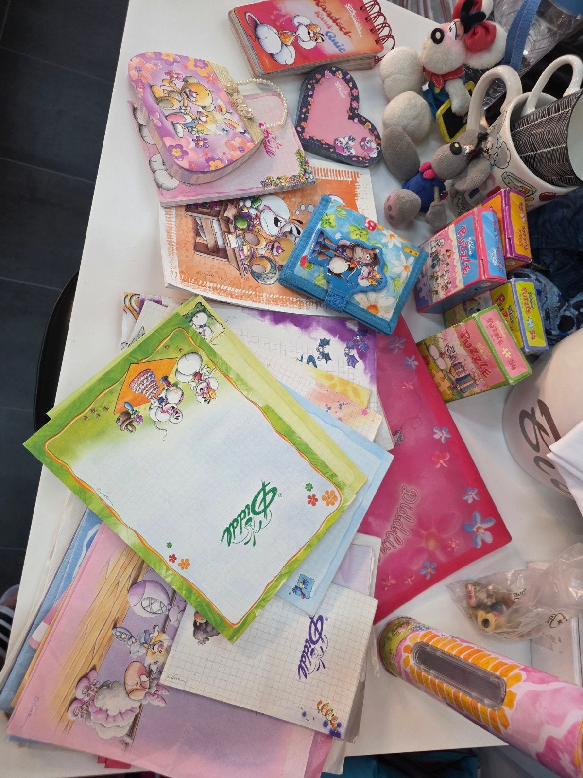 Grote Diddl verzameling: schrijfwaren, knuffels & meer, Verzamelen, Diddl, Ophalen of Verzenden, Zo goed als nieuw, Knuffel