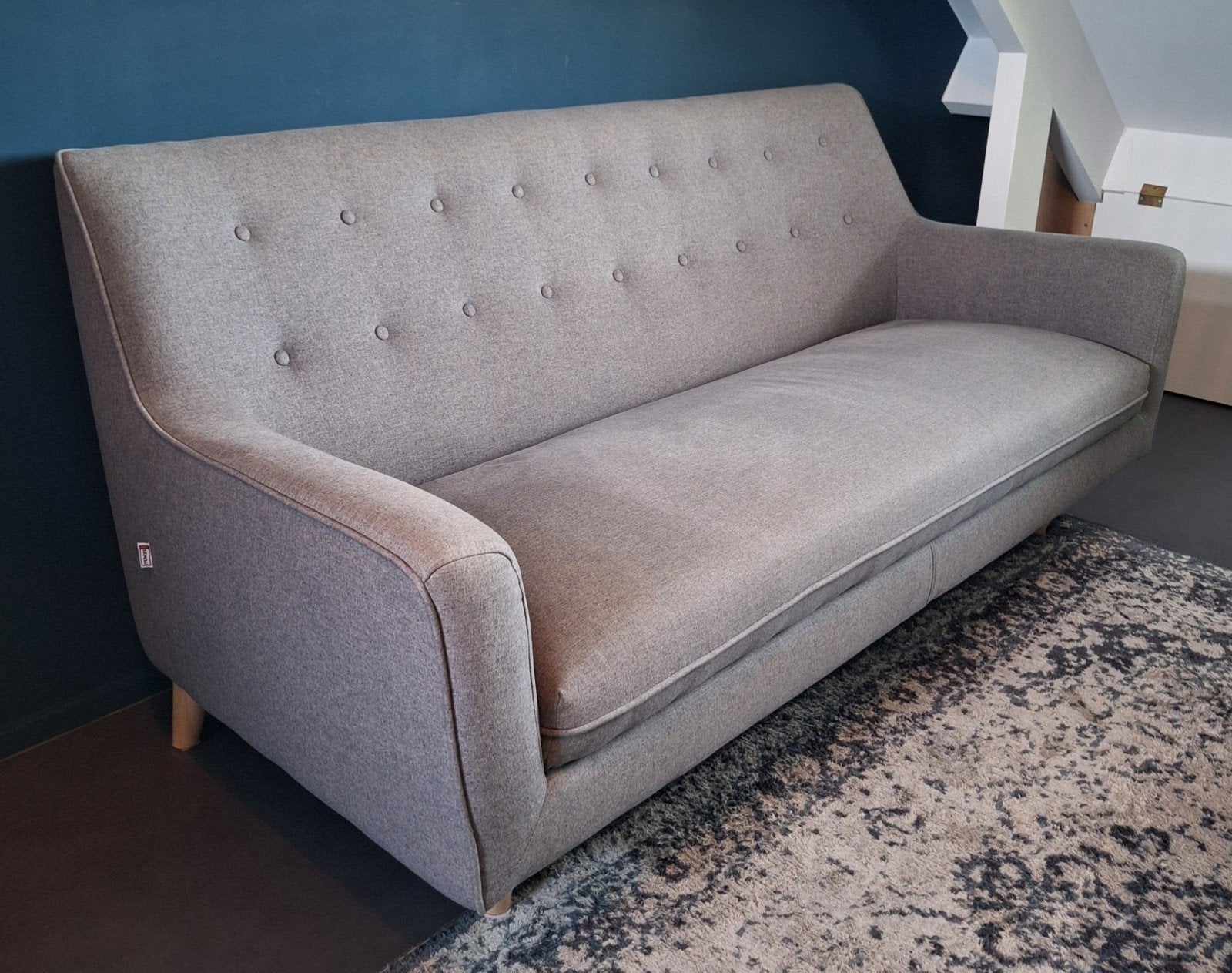 Stijlvolle Movani 3-zitsbank, Ophalen, Modern, Scandinavisch, 150 tot 200 cm, Driepersoons
