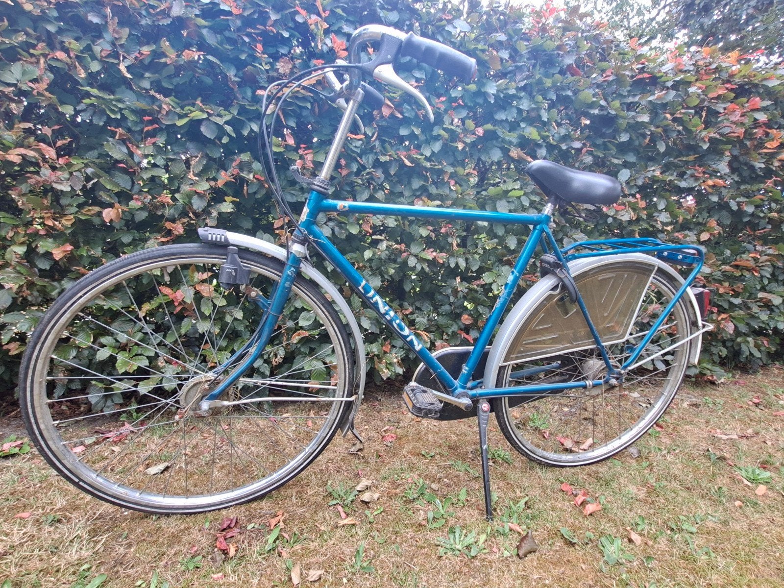 Gebruikte herenfiets met versnellingen, Fietsen en Brommers, Gebruikt, Velgrem, Versnellingen, 57 tot 61 cm